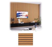 Paneles de pared autoadhesivos 3D con veta de madera, revestimiento de pared de PVC autoadhesivo for fondo de TV con efecto ladrillo impermeable y paneles de techo.(B,40x1000cm)