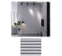 Paneles de pared autoadhesivos 3D con veta de madera, revestimiento de pared de PVC autoadhesivo for fondo de TV con efecto ladrillo impermeable y paneles de techo.(E,40x500cm)