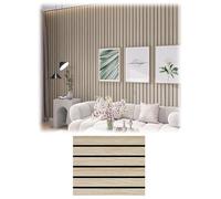 Paneles de pared autoadhesivos 3D con veta de madera, revestimiento de pared de PVC autoadhesivo for fondo de TV con efecto ladrillo impermeable y paneles de techo.(D,120x1000cm)