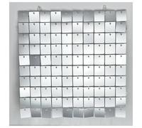 Paneles de Pared Brillantes Paneles de Pared con Lentejuelas Brillantes, Dorados y Negros Mate, for Decoraciones cumpleaños, Bodas matrimonios, 9, 12, 16 18 Unidades(Color 22,18pcs)