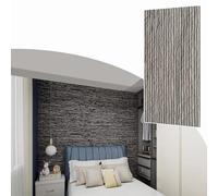 Paneles de pared con diseño de ondas 3D, telón de fondo decorativo para TV, moderno pasillo y cocina, elegante arte de pared para dormitorio, fácil instalación, impermeable, elegante decoración del