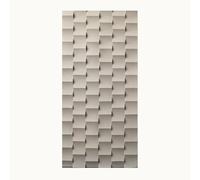 Paneles de Pared con Efecto Piedra, Paneles de Pared de imitación de Piedra 3D - PU para decoración Interior y Exterior - Blanco B - 2 Piezas - Ligeros, duraderos, fáciles de Instalar - Idea