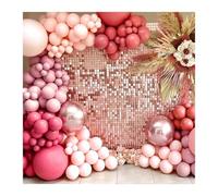 Paneles de Pared con Lentejuelas Brillantes, Dorados y Negros Mate, for Decoraciones de cumpleaños, Bodas y matrimonios, 9, 12, 16 y 18 Unidades.(Color 2,18pcs)