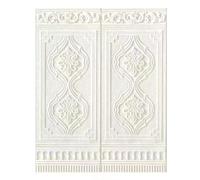 Paneles de pared con patrón de calabaza 3D, paquete de 10 azulejos autoadhesivos IXPE que absorben el sonido, impermeables y se pueden cortar libremente, decoración del hogar, 27.6 x 35.4 pulgadas