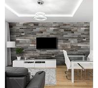 Paneles de pared de madera recuperada | Modelo "Silver-Lite" | Diseño de pared de madera (1m2-Lite)