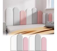 Paneles de Pared de Seguridad para niños - Cabecero Suave 3D Autoadhesivo, protección antigolpes para guardería Infantil, habitación de niños, mesita de Noche y Dormitorio, 78,7 x 23,6 pulga