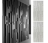 Paneles de pared decorativos 3D, impermeables y cortables, paneles de poliuretano para sala de estar, pasillo y escaleras, decoración del hogar