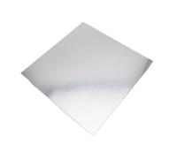paneles de pared Hoja de aluminio súper fina, placa de aluminio de alta pureza, 99,9% de escamas de aluminio puro, oblea de aluminio, investigación científica chapa estriada ( Color : 0.05x100x100mm 1