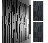 Paneles de pared impermeables de poliuretano 3D, textura de grano de madera para sala de estar y escaleras, revestimiento de pared de 60 x 120 cm para decoración del hogar, elegante diseño de pared
