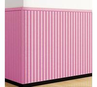 Paneles de Pared Tapizado - Protector Acolchado Pared Cama Anticolisión, Cabecero Adhesivo de Fieltro, Placas Antihumedad Decorativas para Dormitorio Sala de Estar(Rosa,120 x 200 cm)