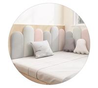 Paneles de pared tapizados 3D anticolisión, protector contra salpicaduras de espuma para cama individual o doble, decoración de dormitorio infantil