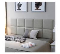 Paneles de pared tapizados, paneles de cabecero de despegar y pegar, paneles de pared 3D anticolisión, diseño de lino completo para decoración y protección de pared de dormitorio