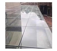 Paneles de policarbonato transparente con protección UV para techo de porche al aire libre, 1 x 10 m, láminas de onate transparentes duraderas, soluciones de techo resistentes a la intemperie
