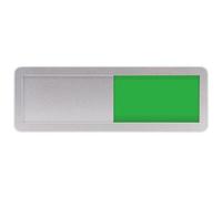 Paneles De Puerta Letrero Magnético Deslizante Libre/Ocupado Signo, Carteles Decorativos De Plata Para Reunión Aseo Escuela Oficina WC