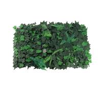 Paneles de seto artificial para plantas, 40 x 60 cm, paneles de pared para plantas de césped, valla de privacidad, pantalla de hiedra, telón de fondo para decoración de pared (B)