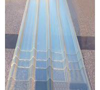 Paneles de techo corrugados transparentes con revestimiento aislante de luz solar, refugio duradero para lluvia con ranuras funcionales, ideal para espacios al aire libre e invernaderos
