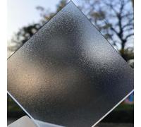 Paneles de techo de policarbonato transparente de 2 mm resistentes a los rayos UV, láminas de plástico esmerilado duraderas para invernaderos, cocheras y ventanas, versátil uso en exteriores, 80 veces