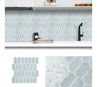 Paneles de Techo Decorativos 3D autoadhesivos, 12x12 Pulgadas, imitación mármol, Adhesivo con Reverso de lámina, Impermeables y para instalación en Pared (Estilo A, 30 Piezas).