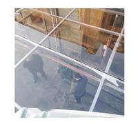 Paneles de tragaluz de policarbonato de 1 mm, láminas de invernadero resistentes para aislamiento impermeable (1,22 x 7 m), resistentes a la deformación, perfectas para invernaderos