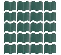 Paneles de valla | 20 Piezas Bordes Decorativos Ligeros Fácil Protección,Valla para Campo,Para Exterior Y Al Aire Libre Patio Césped Terraza Porche Pastizal Paisaje Y Zonas