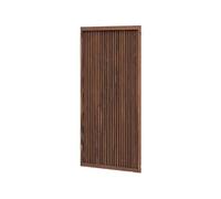 Paneles de valla de jardín extendidos de fácil montaje, marco decorativo de soporte para plantas y divisor de habitación independiente para patio y patio trasero, color marrón, 60 x 120 cm, decoración