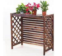 Paneles de valla de privacidad para exteriores, pantalla de aire acondicionado, soporte de macetero de jardín, cubiertas de radiador de madera, elegantes y duraderas para decoración de patio trasero
