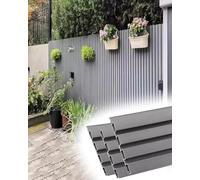 Paneles de valla para exteriores resistentes a la intemperie, pantalla de privacidad para jardín y balcón, solución de barrera duradera para una mayor privacidad y protección al aire libre