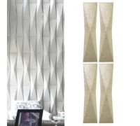 Paneles Decorativos 3D con Textura de Piedra Natural, Material de PU Impermeable para decoración Interior y Exterior, Pared Decorativa con Efecto ladrillo y Roca.