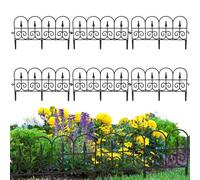 Paneles decorativos para valla de jardín, valla fronteriza para patio | 6 paneles de de jardín,Jardín de flores flexible que cerca la frontera, los paneles de cerca que empalman a prueba de mal
