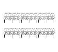 Paneles decorativos para valla de jardín, valla fronteriza para patio | Valla de jardín de flores de 6 piezas - Cercas de piscina desmontables resistentes a la intemperie, decoración de césped