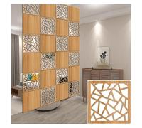 Paneles divisores de habitación colgantes de 1100 piezas de madera y plástico con accesorios completos, pantalla de privacidad plegable para apartamentos, dormitorios, estudios en casa, decoración