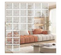 Paneles divisores de habitación colgantes, decoración del hogar, adhesivo de pared de madera y plástico para partición de sala de estar