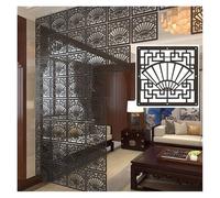 Paneles divisores de habitación colgantes, decoración del hogar, adhesivo de pared de madera y plástico para partición de sala de estar