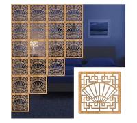 Paneles divisores de habitación colgantes, decoración del hogar, adhesivo de pared de madera y plástico para partición de sala de estar