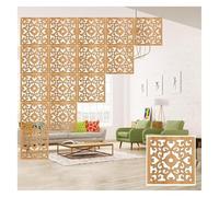 Paneles divisores de habitación de madera modernos, pantalla de privacidad para decoración de techo y pasillo, solución de partición simple