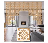 Paneles divisores de habitación de madera modernos, pantalla de privacidad para decoración de techo y pasillo, solución de partición simple