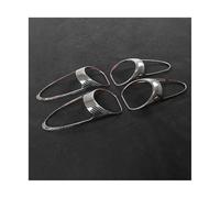 Paneles Interiores De Automóviles Para Porsche 718 Para Boxster Para Cayman 2015-2021 Adhesivos Para Los Anillos Decorativos De Las Salidas Aire Del Salpicadero Delantero