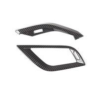 Paneles Interiores De Automóviles Para Serie 1 Serie 2 F40 F44 2020 2021 2022 2023 2024 ABS Fibra De Carbono Marco Decorativo Para Salida De Aire Lateral Del Control Central Del Coche(Carbon look)