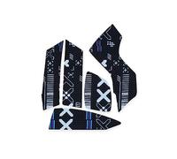 Paneles laterales de ratón/cinta de agarre antisudor de repuesto para Logitech G502 Proteus Core / G502 Proteus Spectrum / G502 Hero Wired / G502 Lightspeed Wireless Gaming Mouse (negro)