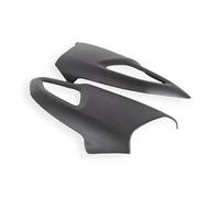Paneles laterales superiores de fibra carbono para motocicleta, cubiertas entrada aire aptas para Ducati Diavel 2011-2017 Refrigerante Agua Que Protege(Matt-D202)