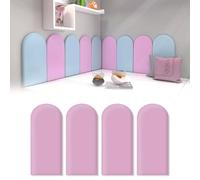 Paneles murales 3D adhesivos de poliuretano impermeables para habitación infantil, acolchados, cojín para colgar en la cabecera, cama