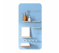 Paneles organizadores de pared para almacenamiento de talleres, exhibición de herramientas y organización de manualidades, sistema duradero de montaje en pared para herramientas y proyectos creativos