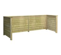 Paneles para camuflar los contenedores de basura Klink Profil madera