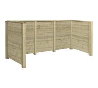 Paneles para camuflar los contenedores de basura Klink Profil madera