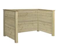 Paneles para camuflar los contenedores de basura Plank Profil madera