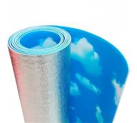 Paneles reflectantes para radiadores, Rollo de aislamiento lámina reflectora for radiador, 1x1m (7-9mm), multicolor(B,1 * 1m(7mm))