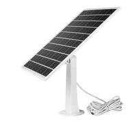 Paneles solares: panel solar para cámara con soporte ajustable de 360 grados, accesorios electrónicos de alta eficiencia para pesca, , patio, viajes por carretera, senderismo, camping, jardín