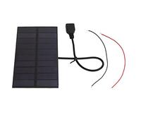 Paneles Solares, Paneles Solares De Bricolaje De Silicio Monocristalino De 1,5 W Y 5 V Con Interfaz USB Mini Panel Solar Flexible Para Mochileros, Camping, Senderismo Y Más