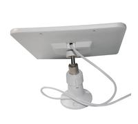 Paneles solares para cámaras - Accesorio impermeable de carga rápida - Panel cargador para cámara de 20 W con soporte ajustable - para puerta de entrada, jardín, garaje, sitio de construcción