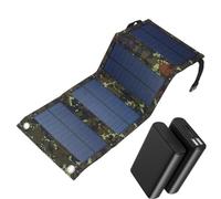 Paneles solares para camping, cargador portátil para paneles solares | Cargador de panel solar de alta eficiencia de 15 W, panel solar portátil de 6 V, cargador solar plegable para